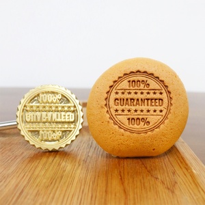 Custom CNC Laser Engraving Iron Cake Branding Bamboo <b>Leather</b> <b>Stamp</b> Copper Mould Wood Burn logo Iron Brass <b>Stamp</b> - Product Image 1