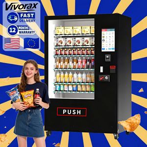 屋外スマートタッチスクリーン冷凍庫、マネークッキー、ソーダ、飲料、スナックの自動販売機（食品、飲料、小売商品用） - Product Image 1