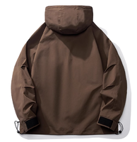 Hiver Chaud Mode Hommes Casual Coupe-Vent Bomber Jacket Manteau Automne Extérieur Imperméable Veste Sport Coupe-Vent Sweat à capuche Homme