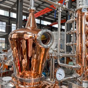 CE 300L Cuivre Whisky Rhum Brandy Still Colonne Distillateur Nouveau Corn Brandi Distilling Equipment Perroquet Destiler pour Alcools - Product Image 2