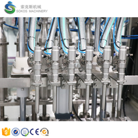 Machine de remplissage automatique d'huile de moutarde en bouteille, d'huile essentielle de rose, de parfum/remplisseur linéaire de liquide pour bocaux, bouteille en plastique PET