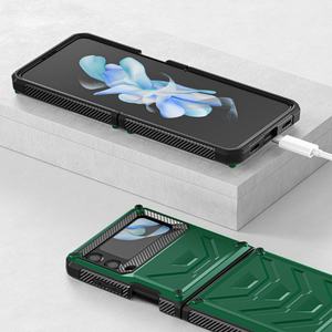 Coque de téléphone portable Light Beauty Armor Design pour <span class=keywords><strong>Samsung</strong></span> <span class=keywords><strong>Galaxy</strong></span> Z Flip 4/3 Housse antichoc et sans fil pour jeunes filles en boîte - Product Image 4