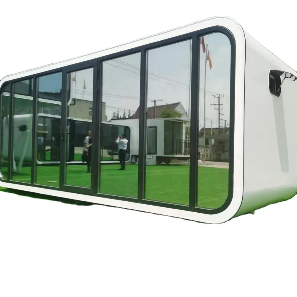 Certificazione Ce di diverse dimensioni cabina di montaggio Mobile soggiorno casa pannello Sandwich parete borchie in acciaio case mobili per ufficio