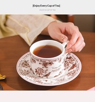 Ensemble tasse et soucoupe à café en céramique nordique Rose Brume, portable pour usage quotidien, cadeau idéal pour les filles, les meilleures amies, la rentrée scolaire