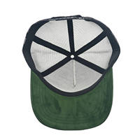 Casquette de baseball en suède personnalisée avec filet, visière incurvée, unisexe, pour le streetwear extérieur, marque de mode, marque privée