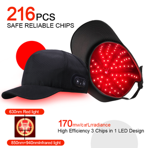 Cappello LED Wireless 810nm 650nm per Terapia della Luce Rossa e Infrarossi, Casco NIR per Trattamento del Cuoio Capelluto - Product Image 6