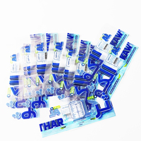 Échantillon gratuit du fabricant, étiquettes thermiques en PVC plastique personnalisées, durables, imperméables, pour les bouteilles d'eau minérale
