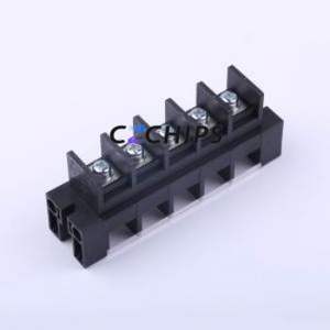 KF57S-21.0-5P Barrier Terminal Block P=21mm Connector ( Barrier Type: With Cover Plate )( Pitch: 21mm )( Construction: 1x5P ) - Product Image 2