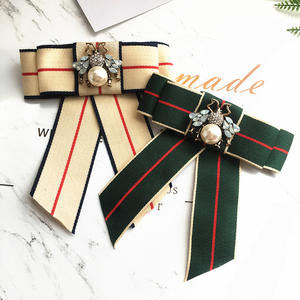 ファッション レディース ブローチ ピン 合金 天然石 装飾リボン ボウ 各種デザイン 結婚式 パーティー 婚約 記念日用 - Product Image 2