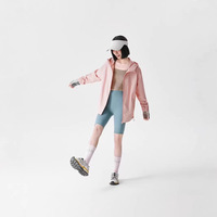 Jaket Hoodie Pelindung Sinar Matahari UPF50+ Bahan Sutra Es Ringan Gaya Jalanan untuk Musim Panas, 100% Nilon Ramah Kulit, Pakaian Luar untuk Aktivitas Luar Ruangan