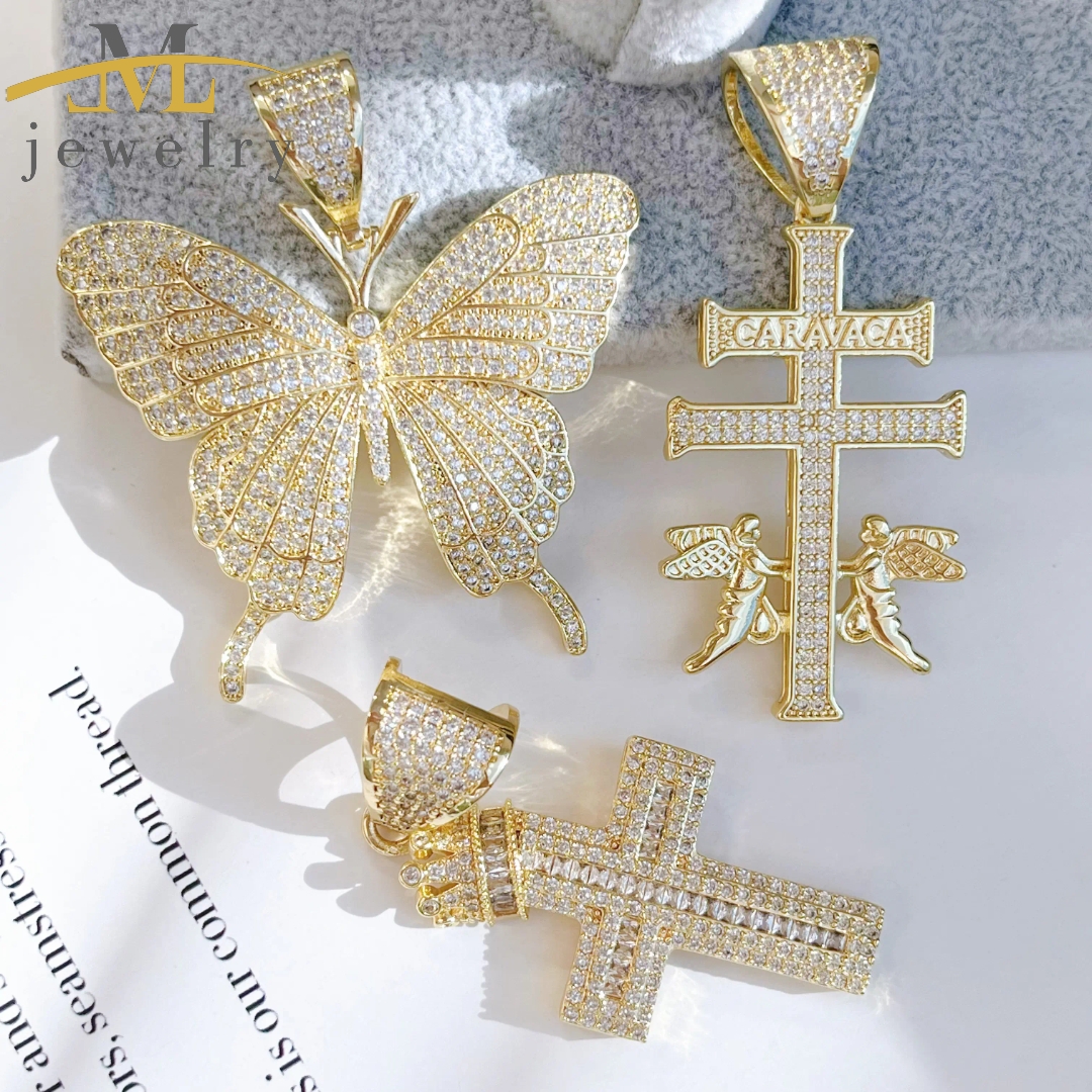 14k gold plated pendants