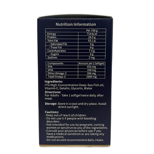 Huile de poisson FitAltus Gold Ultra Omega-3 1000mg EPA DHA 60 capsules Fabriqué au Canada Huile de poisson rTG de qualité médicale supérieure - Product Image 3