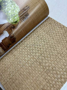 Raffia Grasscloth Wallpaper Natural Fiber Wallcovering Manufacturer & OEM Supplier for Global Interior Design Projects - Product Image 6