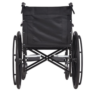 Fauteuil roulant manuel pliable léger et portable avec frein en U pour personnes âgées et handicapées, aide à la mobilité - Product Image 4