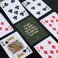 Cartes à jouer en papier personnalisées de qualité supérieure, sexy, en lin imprimé, avec logo et emballage sur mesure