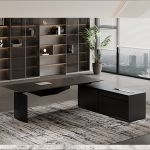 Ceo'su Modern gelişmiş akıllı ofis metalik cilt atmosferi bilim ve teknoloji anlamda başkan patron masası - Product Image 3