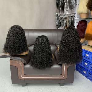 Perruque en cheveux humains Pixie Curl 360lace 14-28 pouces P4/30 99J couleur naturelle SDD - Product Image 5