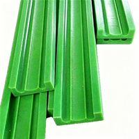 Rail de guidage linéaire en nylon MC sur mesure usiné CNC, rail coulissant en plastique à faible friction