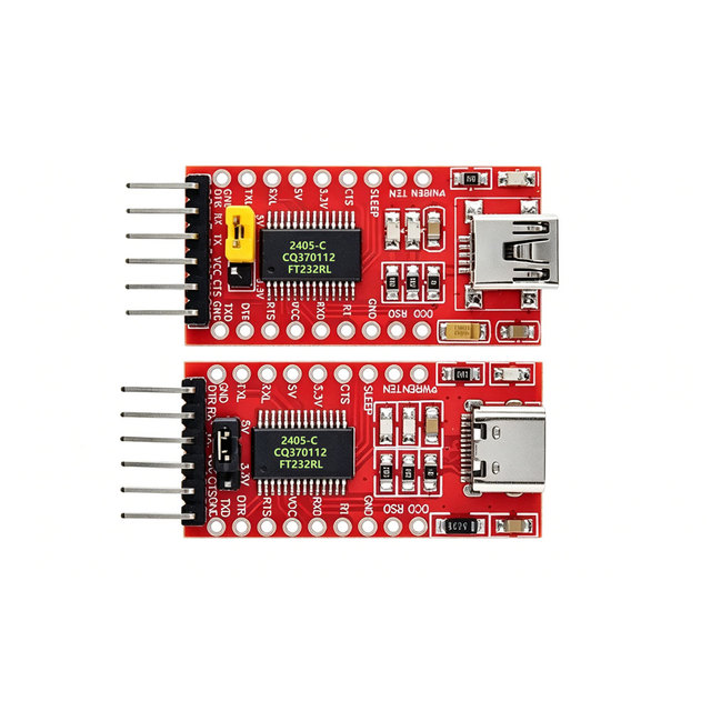 1pcs FT232RL USB 3.3V 5.5V to TTL Serial Adapter Module for For Arduino FT232 Pro Mini Port USB TO TTL 232 Mini / Type-C USB