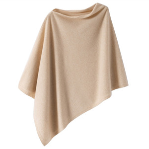 <span class=keywords><strong>Poncho</strong></span> en laine mérinos douce et chaude beige pour <span class=keywords><strong>femme</strong></span>, châle tricoté, cadeau pour elle, pull <span class=keywords><strong>poncho</strong></span> doux en cachemire - Product Image 1