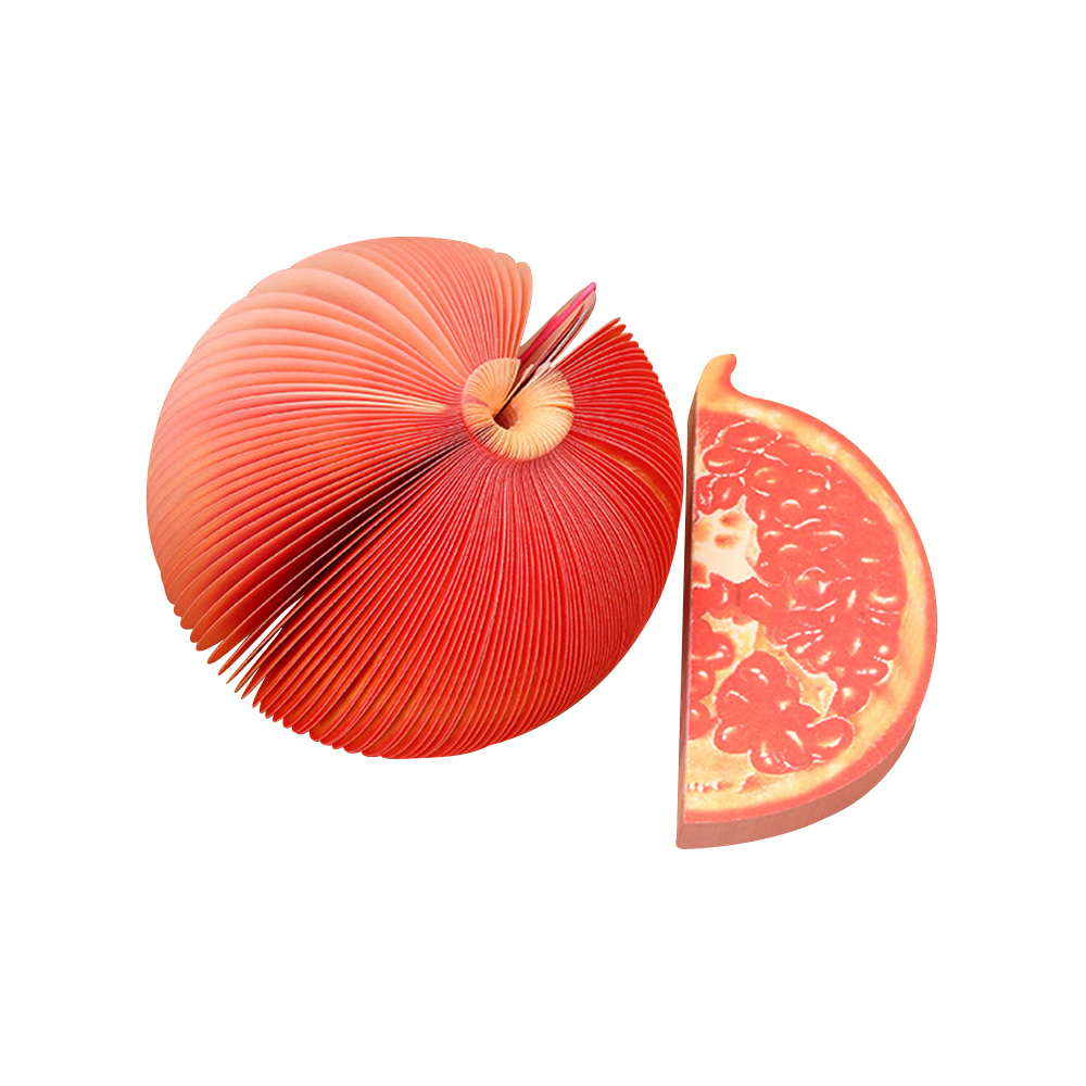 Custom Logo School Office Supplies Fruit Vegetables Memo Pads Kawaii Sticky Notes 3d Fruit Cute Sticky Notes