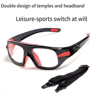 最高の価格大人のボールスポーツアイウェアブラックフレームフットボールゴーグルは目を保護しますバスケットボールグラス - Product Image 6