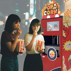 Movie Maker Machines commerciales Vending Self Makers Popper Corn Price Theatre Shopping Coin Popcorn Making Machine - Product Image 4