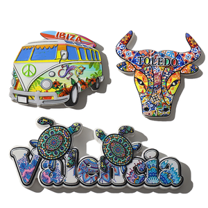 แม่เหล็กติดตู้เย็นของที่ระลึกจากสเปนแม่เหล็กติดตู้เย็นแม่เหล็กติดตู้เย็น3D ของที่ระลึกจากนักเต้นสเปนออกแบบได้ตามต้องการ - Product Image 6