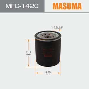MFC-1420 Masuma Spin-On Auto-onderdelen Auto Motor Olie Filter 1K01-23-802 TFY0-14-302 1305-23-800 15208-89TB3 Voor isuzu Elf - Product Image 2