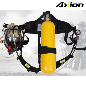 अग्निशमन सेवा एसबीए पूर्ण फेस मास्क उच्च तापमान प्रतिरोधी, आग बुझाने और बचाव कार्यों के लिए 137 अनुरूप श्वसन यंत्र - Product Image 3