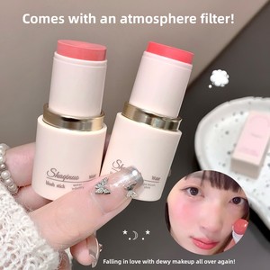 Sachino Matte <span class=keywords><strong>Blush</strong></span> Stick, Colorete en Barra Natural Radiante Estilo Coreano para Piel Energética, Colorete Efecto Piel Desnuda, Tamaño Regular, Maquillaje Transfronterizo - Product Image 3