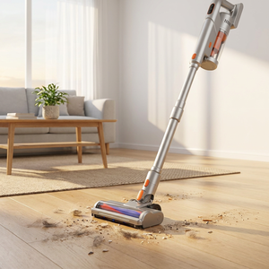 Auto Self <b>Emptying</b> Cordless Vacuum Cleaner 28KPA Suction Wireless Stick With Dust Collection Dock Pet Hair Hardwood Floor 28KPA - Product Image 5