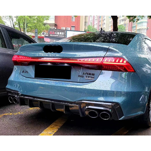 A7 Sline S7 C8(2019-2024) Reemplazo del difusor trasero de estilo <span class=keywords><strong>AS7</strong></span> Precio de fábrica OEM C8 RS7 Difusor trasero de Estilo negro para Audi A7 S7 C8 - Product Image 5