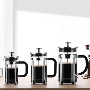 <span class=keywords><strong>Cafetière</strong></span> à piston en verre borosilicate de haute qualité, couleur or rose, préparation manuelle, <span class=keywords><strong>filtre</strong></span> en acier inoxydable écologique, design moderne pour la cuisine - Product Image 6