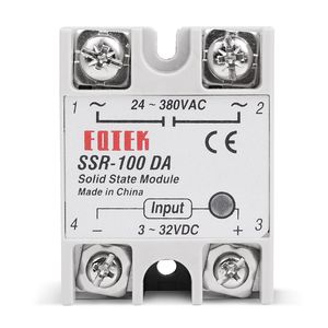 OKN1205-5 SSR 100DA เฟสเดียวสถานะของแข็งรีเลย์3 32VDC อินพุต24 380VAC 100A ส่งออก - Product Image 1