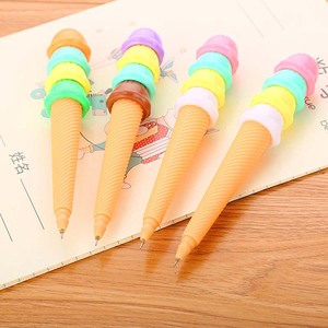 Penna a Sfera Ecologica dal Design Divertente a Forma di Gelato con Luce, Corpo da Viaggio e Scrittura Fluida per Scrivere in Movimento - Product Image 4