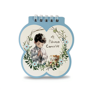 Ensemble de cahiers Party Love avec stylo 8,5x9,5cm 40 pages Cadeau de première communion pour garçon - Product Image 2