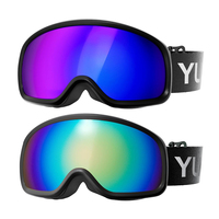 Gafas de Esquí YL SKI300 Personalizables y Ventiladas con Revestimiento REVO y Película Interior Antivaho para Entusiastas de la Nieve Adultos