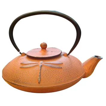 1.1L भारी शुल्क कच्चा लोहा चायदानी जापानी कच्चा लोहा चाय की केतली के साथ BSCI LFGB को मंजूरी दी