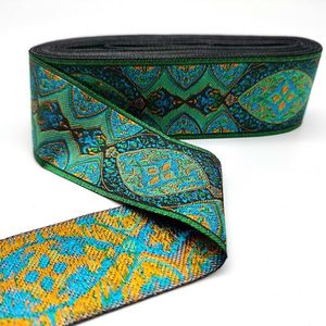 ริบบิ้นผ้าโพลีเอสเตอร์ 100% ลายปักโลโก้แบบแจ็คการ์ดสไตล์วินเทจ พร้อมลวดลายแบบกำหนดเอง - Product Image 6