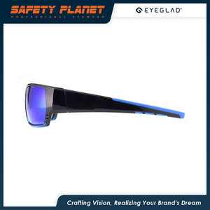 Lunettes de soleil de vélo en deux pièces Lunettes de sport polarisées écologiques de haute qualité avec embouts en caoutchouc souple et plaquettes nasales - Product Image 4