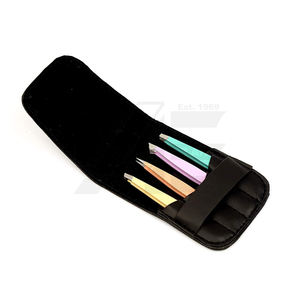 Kit de 10 pinces à épiler incurvées de précision en acier inoxydable antistatique et durables pour extensions de cils, artisanat, bijoux et beauté - Modèle 2026 - Product Image 6