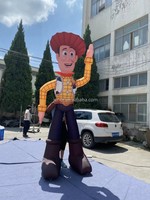 Marionnette de dessin animé gonflable modèle de personnage gonflable personnalisé Jenor pour la décoration publicitaire