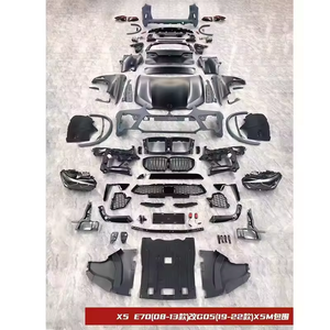 Kit carrozzeria SJC per <span class=keywords><strong>BMW</strong></span> <span class=keywords><strong>X5</strong></span> E70 2008-2013 modificato <span class=keywords><strong>G05</strong></span> X5M MT stile Bodykit paraurti anteriore e posteriore vendita fabbrica kit Full Body - Product Image 4
