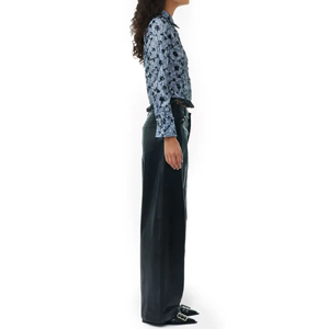 <span class=keywords><strong>Pantalon</strong></span> en denim enduit de <span class=keywords><strong>cire</strong></span> pour femmes, fabriqué sur mesure, <span class=keywords><strong>pantalon</strong></span> en jean ample <span class=keywords><strong>noir</strong></span> wax pour femmes - Product Image 2