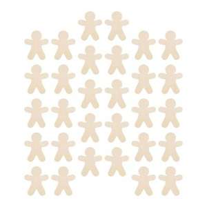 30pcs Unpainted <b>Gingerbread</b> <b>Man</b> Slices DIY Crafts for Drawing for Xmas & Halloween <b>Decorations</b> - Product Image 6