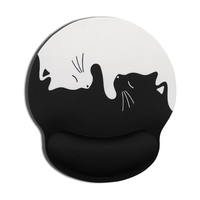 Grand clavier ergonomique d'ordinateur Impression de logo personnalisé Support de repose-poignet en gel unique Tapis de souris de jeu
