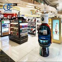 Présentoir de comptoir de parfum Kiosque d'affichage de parfum Cabinet d'affichage de parfum pour la parfumerie à chaînes Design de magasin entier