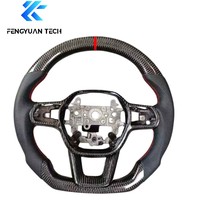 Volant en fibre de carbone forgé sur mesure pour Honda Civic Gen Accord 10e 9e 11e Fl Acura Integra DC2 DC5 CV1 DE4 Rsx Tsx Tlx