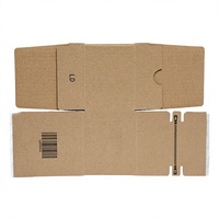 Boîte en carton personnalisable avec fermeture éclair, boîtes postales en carton personnalisées pour l'expédition